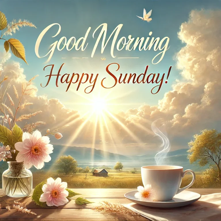 Start Your Day Right | Good Morning and Happy Sunday Wishes