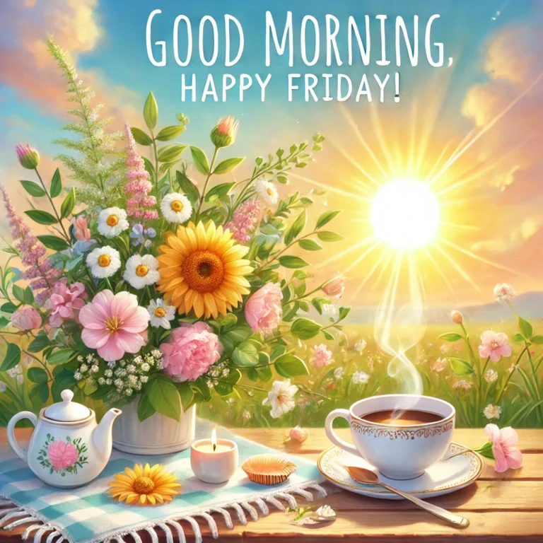 Good Morning, Happy Friday! Here’s to a Positive End to the Week